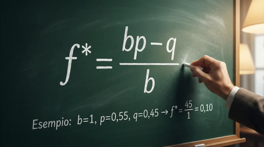 Criterio di Kelly: formula matematica per scommesse