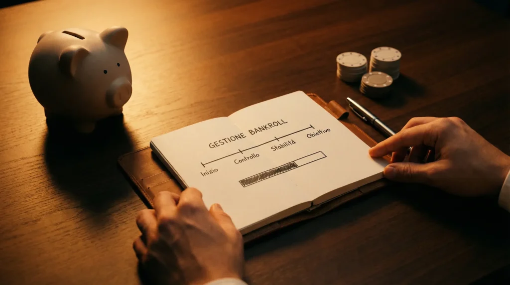 Gestione bankroll scommesse: money management e controllo del capitale